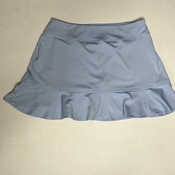 TOMMY BAHAMA Powder Blue Golf Tennis Pickleball Ruffle Skort L - Picture 2 of 5